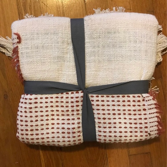 West Elm woven colorblock throw blanket - Picture 2 of 8